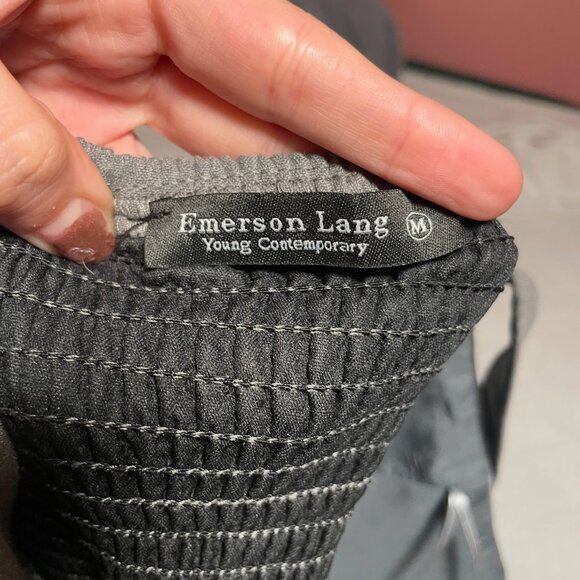 Y2k office siren grey Corset Top - Picture 2 of 3